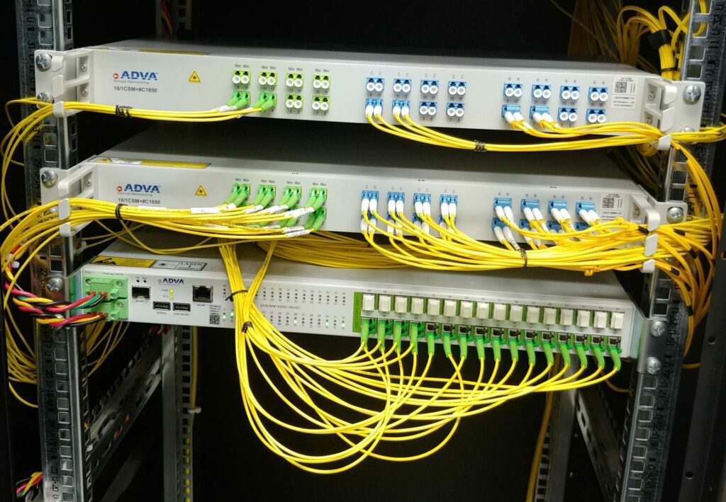 A set of telecommunication nodes