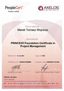 Prince2 Foundation Certificate in Project Management